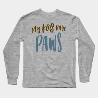 Dog mom - cute design for dog lovers Long Sleeve T-Shirt